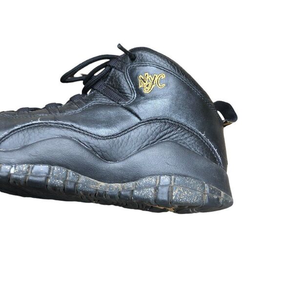 RARE 2015 Air Jordan 10 Retro New York City Size 7 Black - Picture 13 of 16
